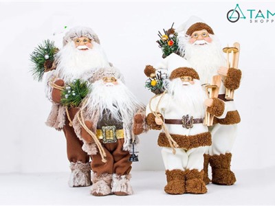 Ông già Noel Vintage bằng vải 30-60cm X-VNHB-10